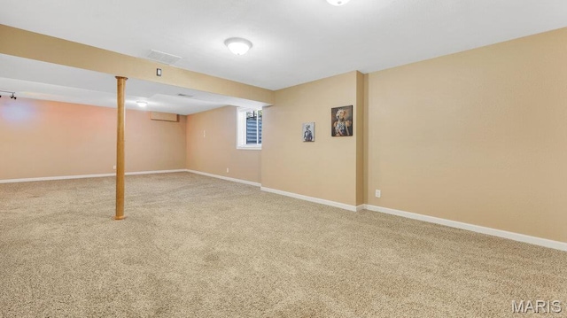 1101 Gulfstream Way, Mascoutah, IL 62258 - basement featuring carpet and baseboards