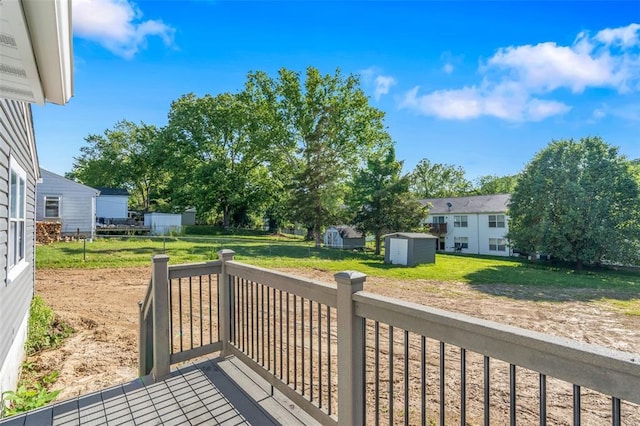418 Williams St, Pacific, MO 63069 - wooden terrace with a lawn
