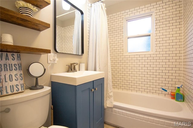 108 Tomlinson St, East Alton, IL 62024 - bathroom featuring shower / bath combination with curtain and vanity