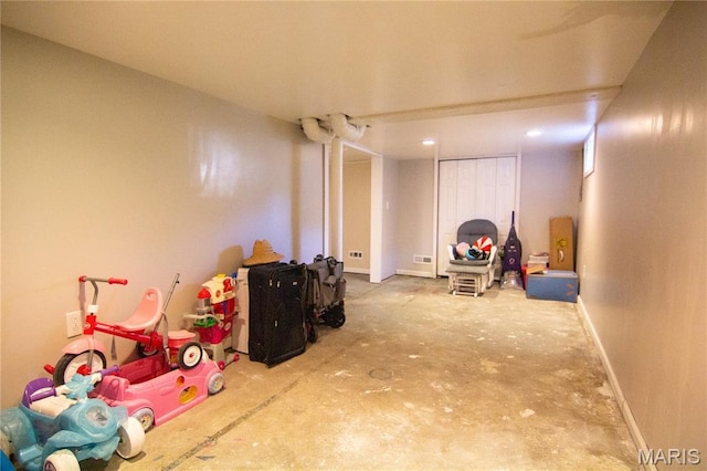 108 Tomlinson St, East Alton, IL 62024 - finished basement with baseboards and recessed lighting