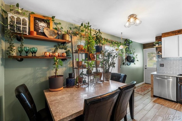 2851 Quenley St, Saint Charles, MO 63301 - dining space featuring light wood finished floors and baseboards