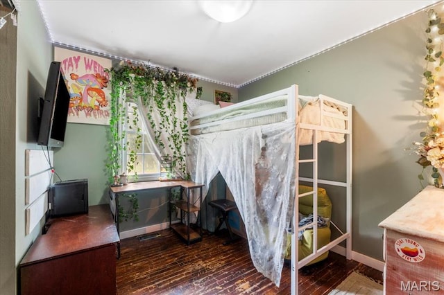 2851 Quenley St, Saint Charles, MO 63301 - bedroom with hardwood / wood-style flooring and baseboards