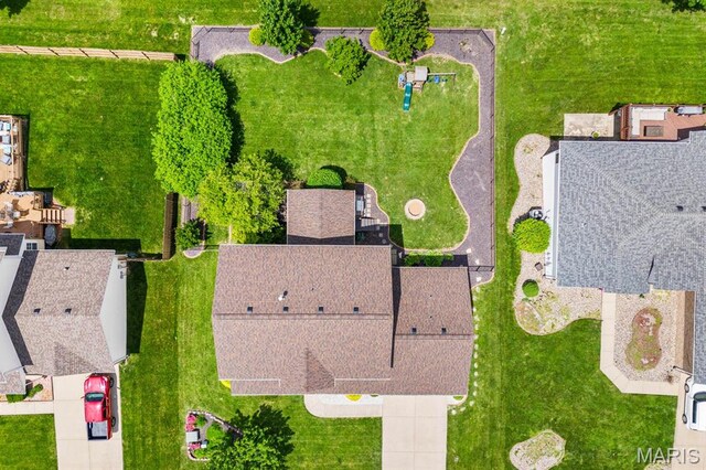 2711 Cascade Lake Dr, Shiloh, IL 62221 - aerial view