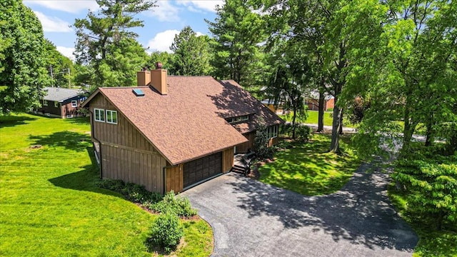 513 Matthews Ln, Waterloo, IL 62298 - aerial view of property and surrounding area with a tree filled landscape
