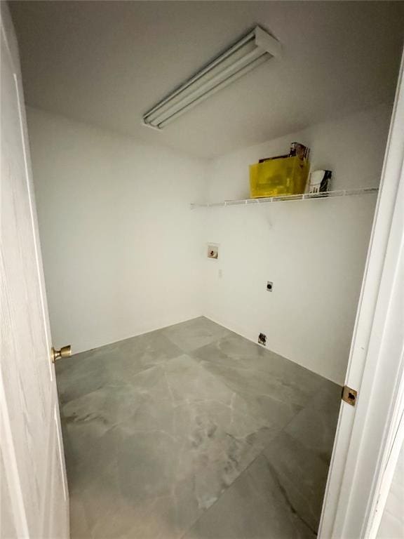 149 Thornwood Cir, Sunrise Beach, MO 65079 - laundry area with electric dryer hookup and attic access