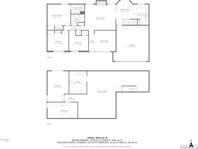 2917 Royal Gorge Ct, Oakville Township, MO 63129 - room layout