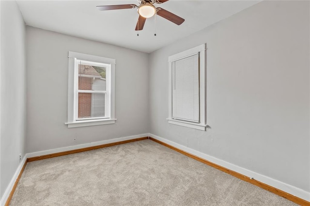 8838 Argyle Ave, Overland, MO 63114 - carpeted empty room featuring baseboards and a ceiling fan