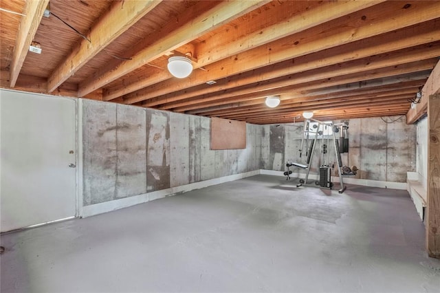 8838 Argyle Ave, Overland, MO 63114 - view of unfinished basement