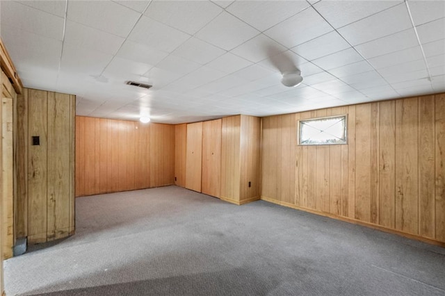8838 Argyle Ave, Overland, MO 63114 - below grade area with carpet and wood walls