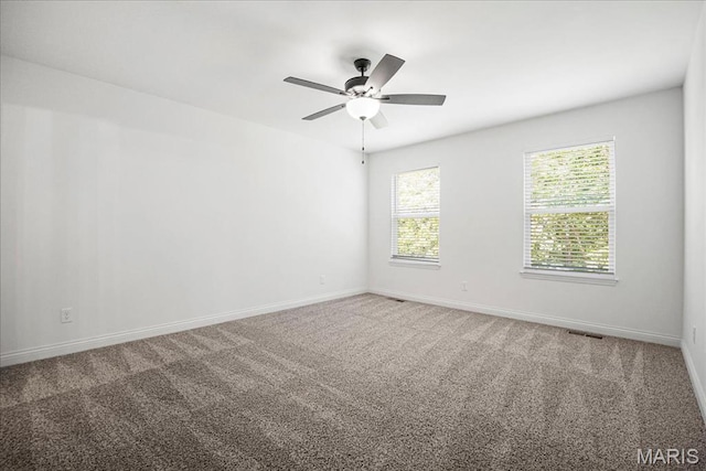 346 Fairhaven Ct, Wright City, MO 63390 - carpeted empty room featuring ceiling fan and baseboards