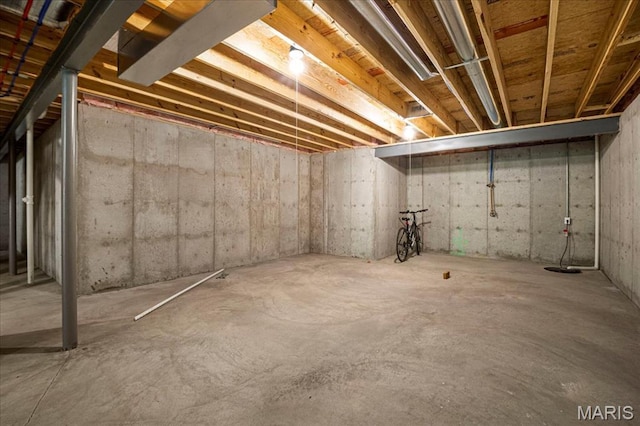 346 Fairhaven Ct, Wright City, MO 63390 - view of unfinished basement