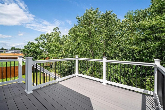 346 Fairhaven Ct, Wright City, MO 63390 - view of wooden deck