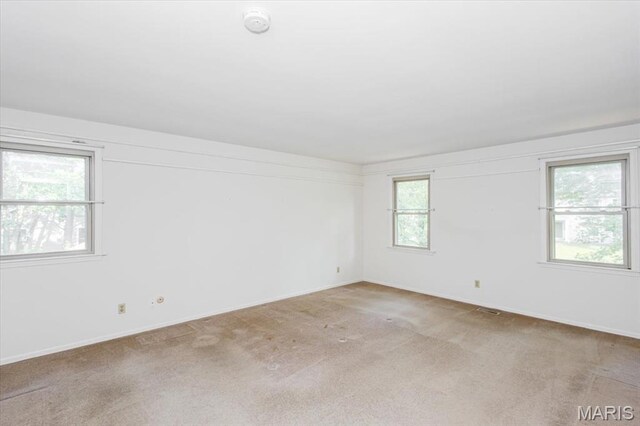 1461 Oak Bluff Ln, Kirkwood, MO 63122 - spare room with light carpet and a smoke detector