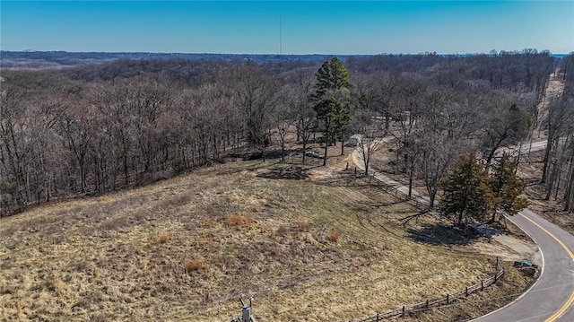 615 Corisande Hill Rd, Fenton, MO 63026 - aerial view of a heavily wooded area
