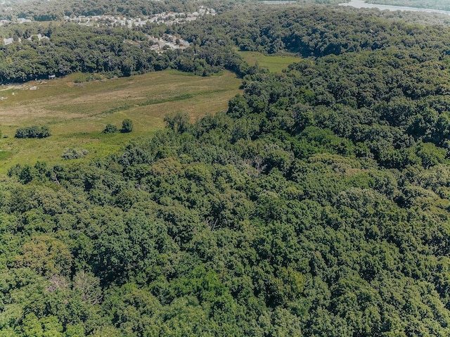 615 Corisande Hill Rd, Fenton, MO 63026 - drone / aerial view of a heavily wooded area