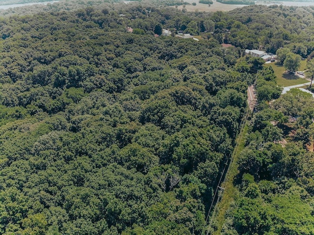 615 Corisande Hill Rd, Fenton, MO 63026 - drone / aerial view of a heavily wooded area