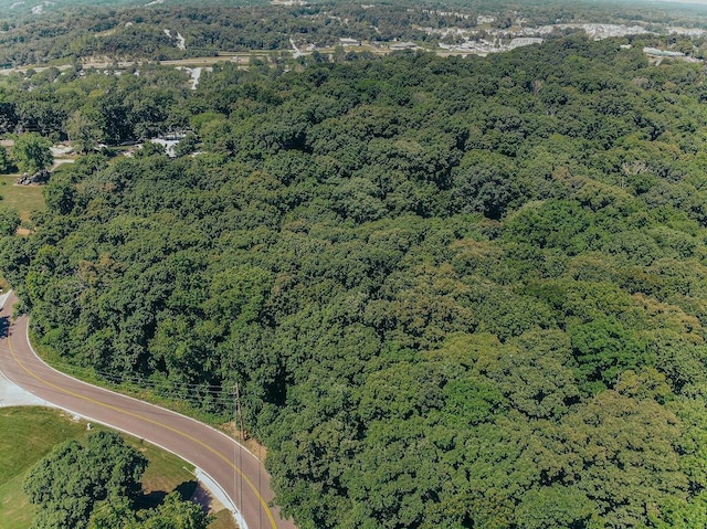 615 Corisande Hill Rd, Fenton, MO 63026 - aerial overview of property's location with a heavily wooded area