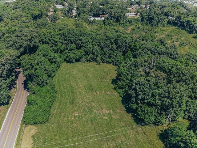 615 Corisande Hill Rd, Fenton, MO 63026 - aerial view of property's location featuring a heavily wooded area