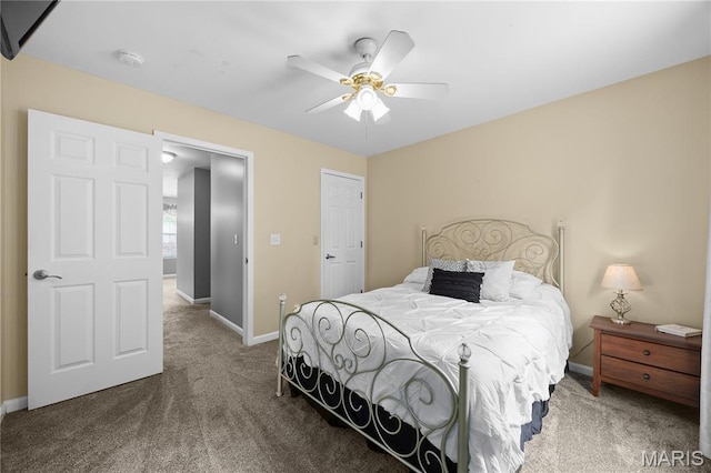 1171 Red Hawk Ridge Ln, Ofallon, IL 62269 - bedroom featuring carpet flooring, baseboards, and ceiling fan