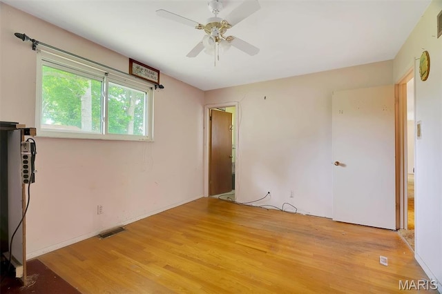 2631 Georgia Dr, Arnold, MO 63010 - spare room featuring wood finished floors and ceiling fan