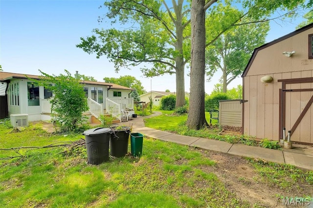 2631 Georgia Dr, Arnold, MO 63010 - view of yard with a shed