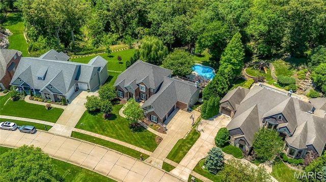 4388 Austin Pass Dr, Saint Charles, MO 63304 - aerial perspective of suburban area