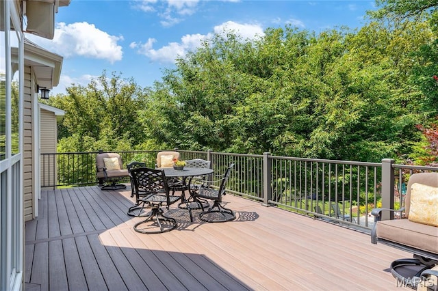 4388 Austin Pass Dr, Saint Charles, MO 63304 - deck with outdoor dining space