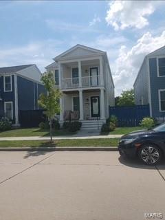 5085 Barter St, Saint Charles, MO 63301 - greek revival inspired property with a balcony