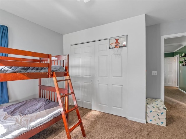 109 N 7th St, Owensville, MO 65066 - bedroom featuring carpet flooring, a closet, and baseboards