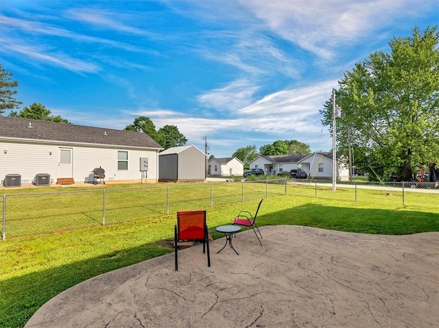 109 N 7th St, Owensville, MO 65066 - view of patio featuring cooling unit and area for grilling