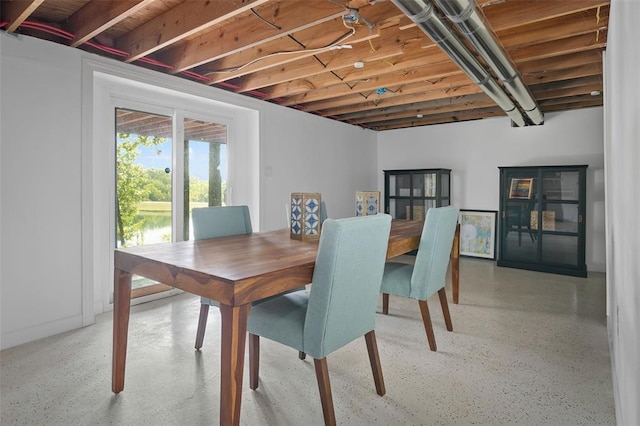 1594 Rue Calais, Bonne Terre, MO 63628 - dining area with speckle patterned floor
