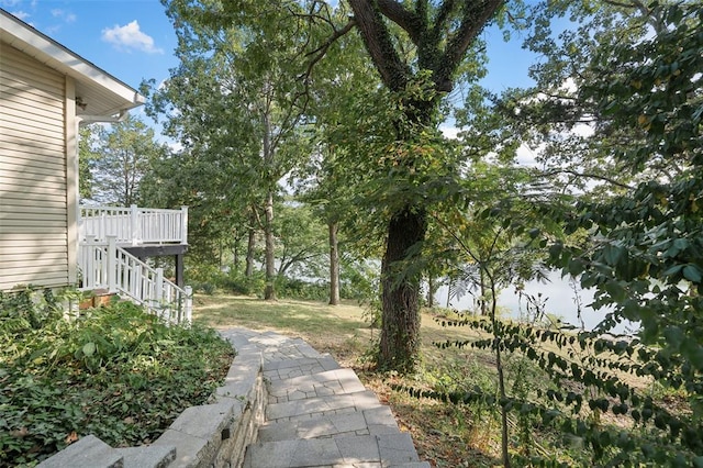 1594 Rue Calais, Bonne Terre, MO 63628 - view of yard featuring stairs