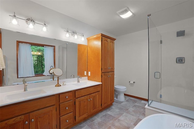238 Skyway Dr, New Haven, MO 63068 - full bath featuring a stall shower, double vanity, and a bath