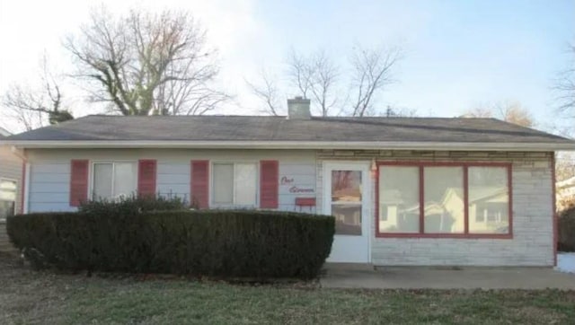 111 Saint Leo Dr, Cahokia, IL 62206 - view of front of property featuring a chimney