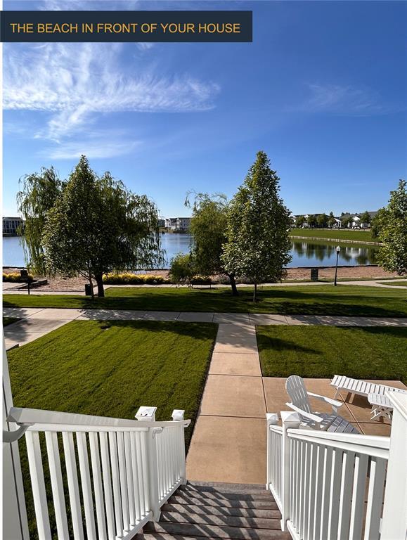 1021 Kilderkin Way, Saint Charles, MO 63301 - view of home's community featuring a water view and a lawn