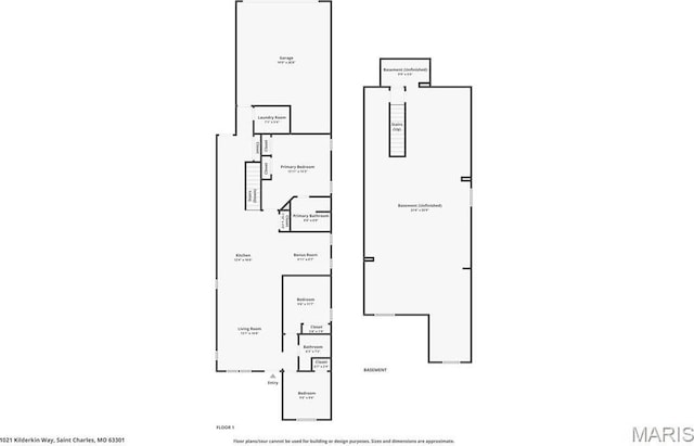 1021 Kilderkin Way, Saint Charles, MO 63301 - view of room layout
