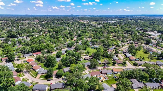 2774 Ashrock Dr, Saint Louis, MO 63129 - aerial perspective of suburban area