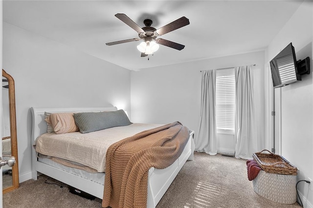 170 Parklane Dr, Cape Girardeau, MO 63701 - bedroom featuring carpet flooring, baseboards, and a ceiling fan