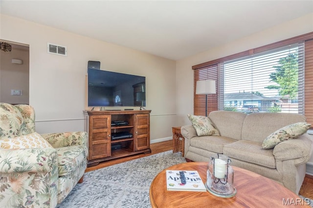 4319 Sinnwell Dr, Saint Louis, MO 63123 - living area featuring wood finished floors