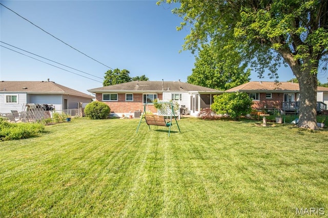 4319 Sinnwell Dr, Saint Louis, MO 63123 - back of property featuring brick siding