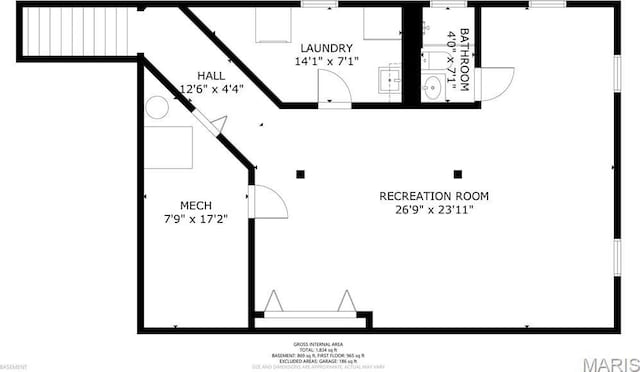 4319 Sinnwell Dr, Saint Louis, MO 63123 - view of floor plan / room layout