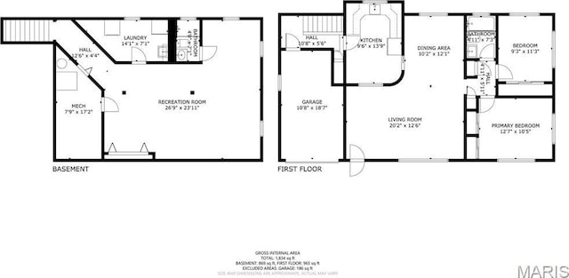 4319 Sinnwell Dr, Saint Louis, MO 63123 - view of room layout