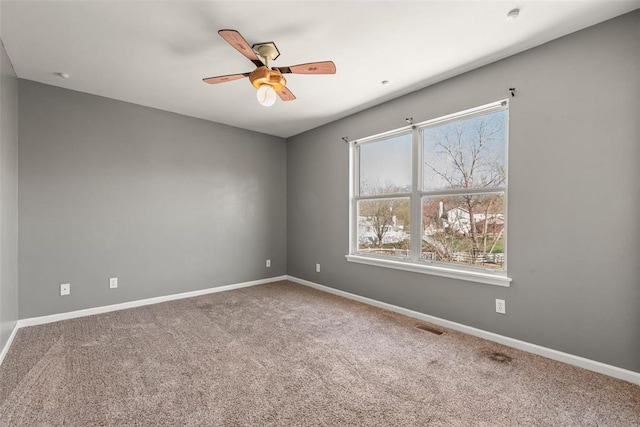 122 Tennessee Walker Way, Saint Peters, MO 63376 - unfurnished room with ceiling fan, baseboards, and carpet floors