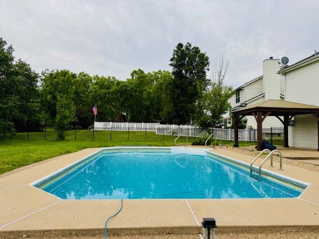 122 Tennessee Walker Way, Saint Peters, MO 63376 - view of pool with a gazebo and a patio area