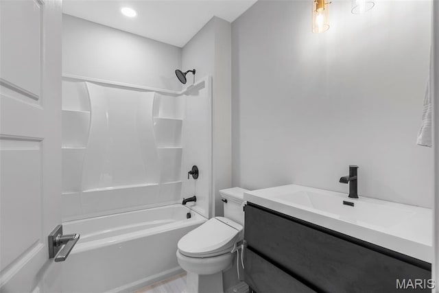 116 Brian Trl, Arnold, MO 63010 - full bath featuring toilet, washtub / shower combination, and vanity