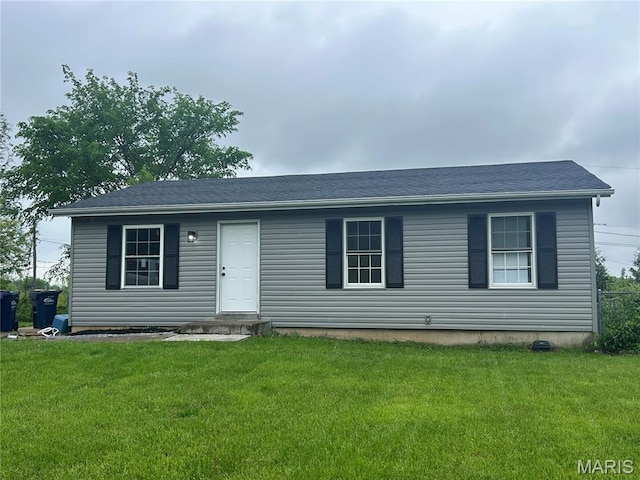 1448 Kathleen Dr, Wentzville, MO 63385 - single story home featuring a front yard