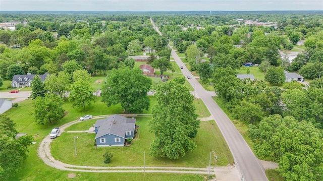 1707 S Mcarthur Ave, Salem, MO 65560 - aerial view of a heavily wooded area