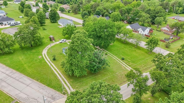 1707 S Mcarthur Ave, Salem, MO 65560 - aerial view of residential area with a tree filled landscape