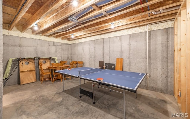 17050 Appaloosa Way, Rolla, MO 65401 - rec room with unfinished concrete flooring
