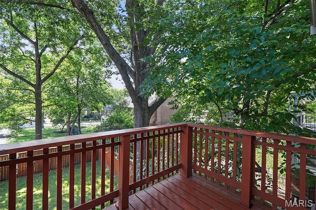 436 W Point Ct, Saint Louis, MO 63130 - view of deck